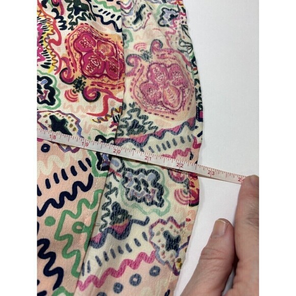 Maeve by Anthropologie Multicolor Siya Kimono Dress Pink Rose Abstract Floral 2 - Picture 6 of 11